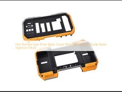 El molde de la cubierta de la espalda del secador de pelo de Hot Runner es un molde de inyección de acero 80T-1600T